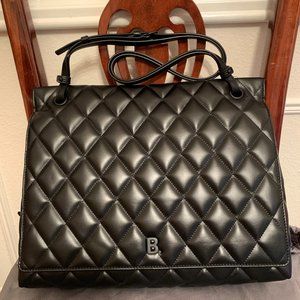 Balenciaga Touch Quilted Leather Shoulder Bag